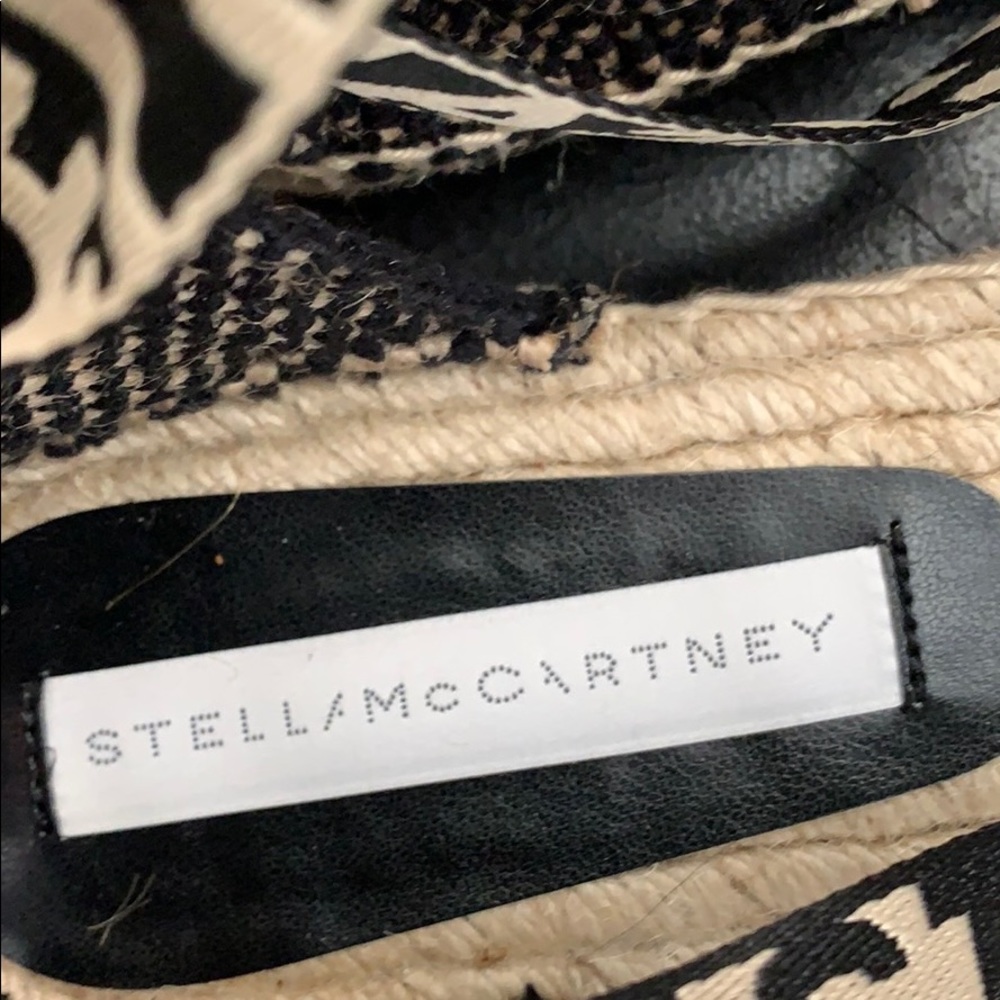 NWT Stella McCartney flat espadrilles logo ribbon - Picture 13 of 16